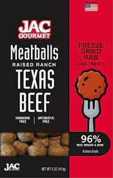 1ea 3.5 oz. Jac Beef Meatballs - Health/First Aid